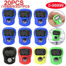 1-20PCS Electronic Digital Finger Ring Tally Counter LCD Handheld Ring Click Lap Counter Event Clicker Tally Finger Counters