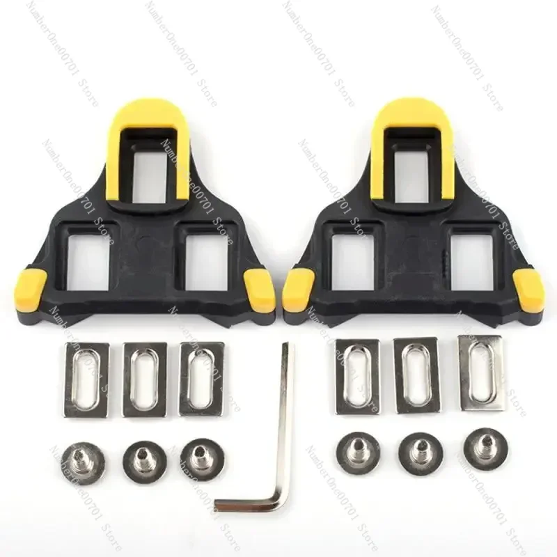 Road Bike Pedal Cleat SPD SL Bicycle Pedals Plate Clip Self-locking Plate Float Pedal Cleats Cycling Shoes Bicycle Accessories