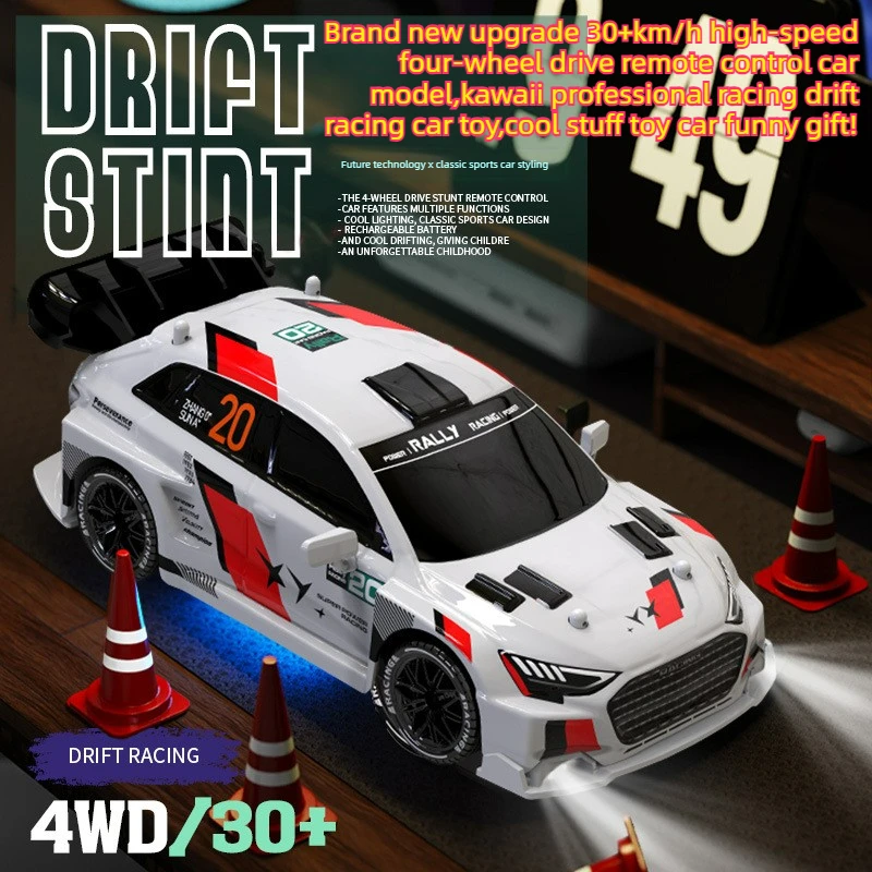

Cool Stuff Toy Car Funny Gift-30+km/h High-speed 4WD Mini Rc Drift Car,Remote Control Car,Kawaii Racing Rc Cars,Toys for Kids