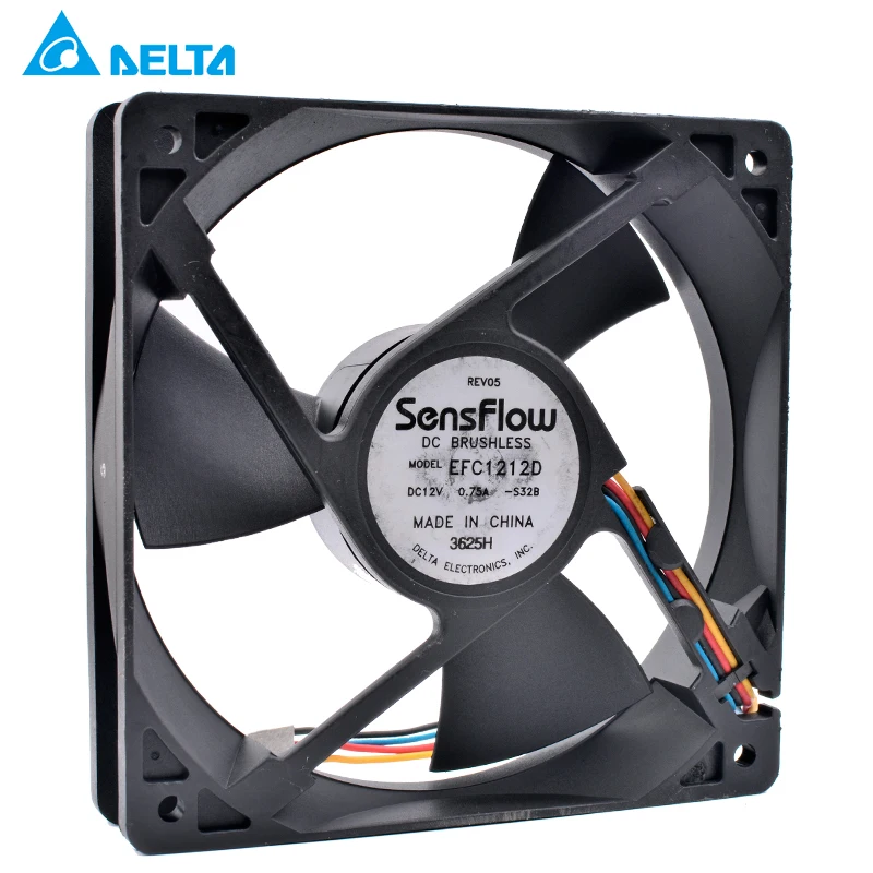 COOLING REVOLUTION EFC1212D 12cm 120mm 12025 12V 0.75A Double ball bearing large air volume booster fan