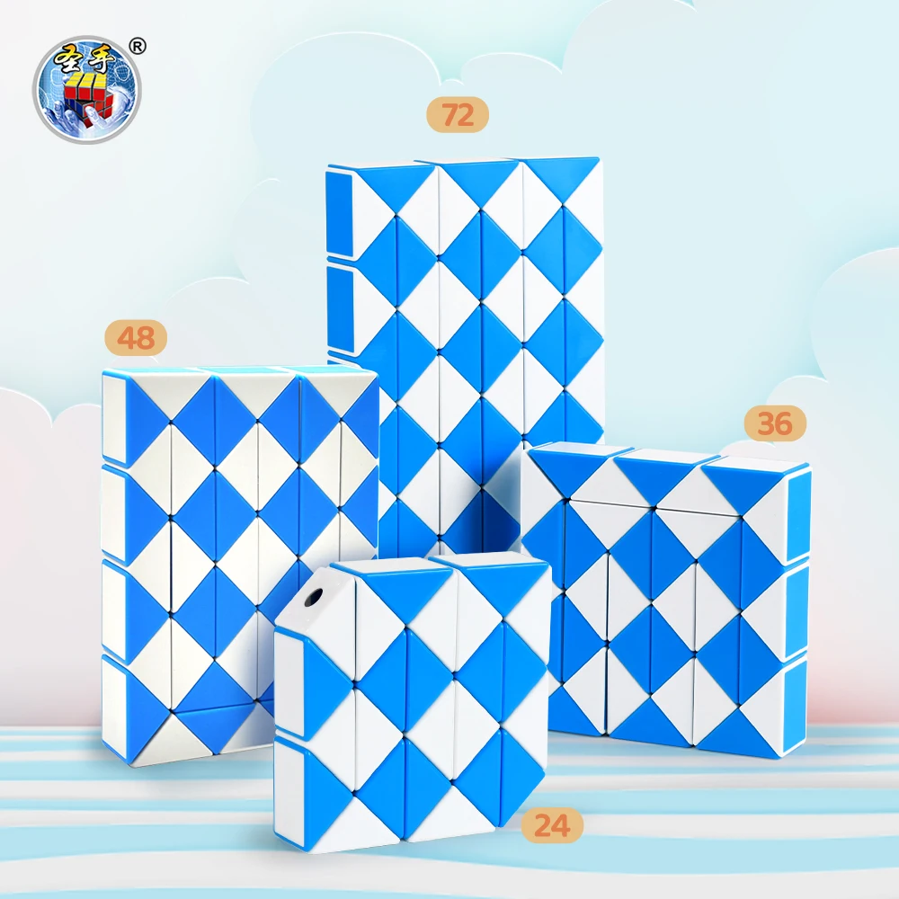 

Волшебная игрушка-змея 24/36/48/72-сегментная поворотная змея, трансформируемая головоломка, креативные формы, детская игрушка для раннего обучения