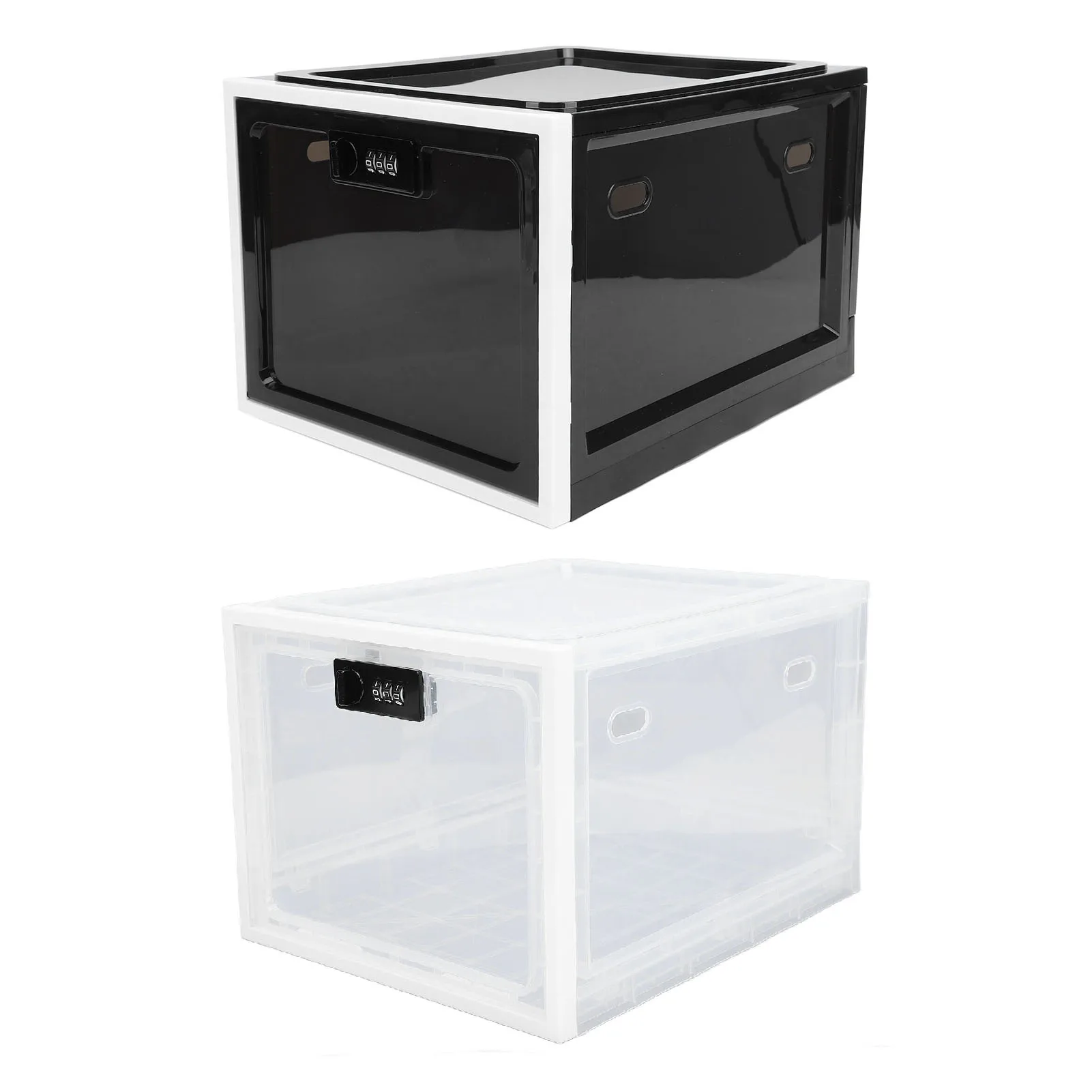 1Pc Fridge Lock Box Plastic Multifunctional Convenient Lockable Food Storage Cabinet for Home Locking Medicine Box
