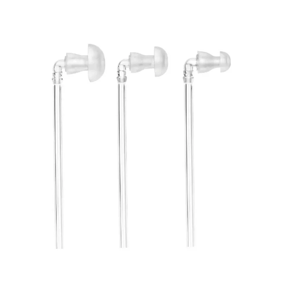 6PCS S/M/L Hearing Aid Earplug Ear Plugs Eartips Domes with Sound Tube for BTE Hearing Aids