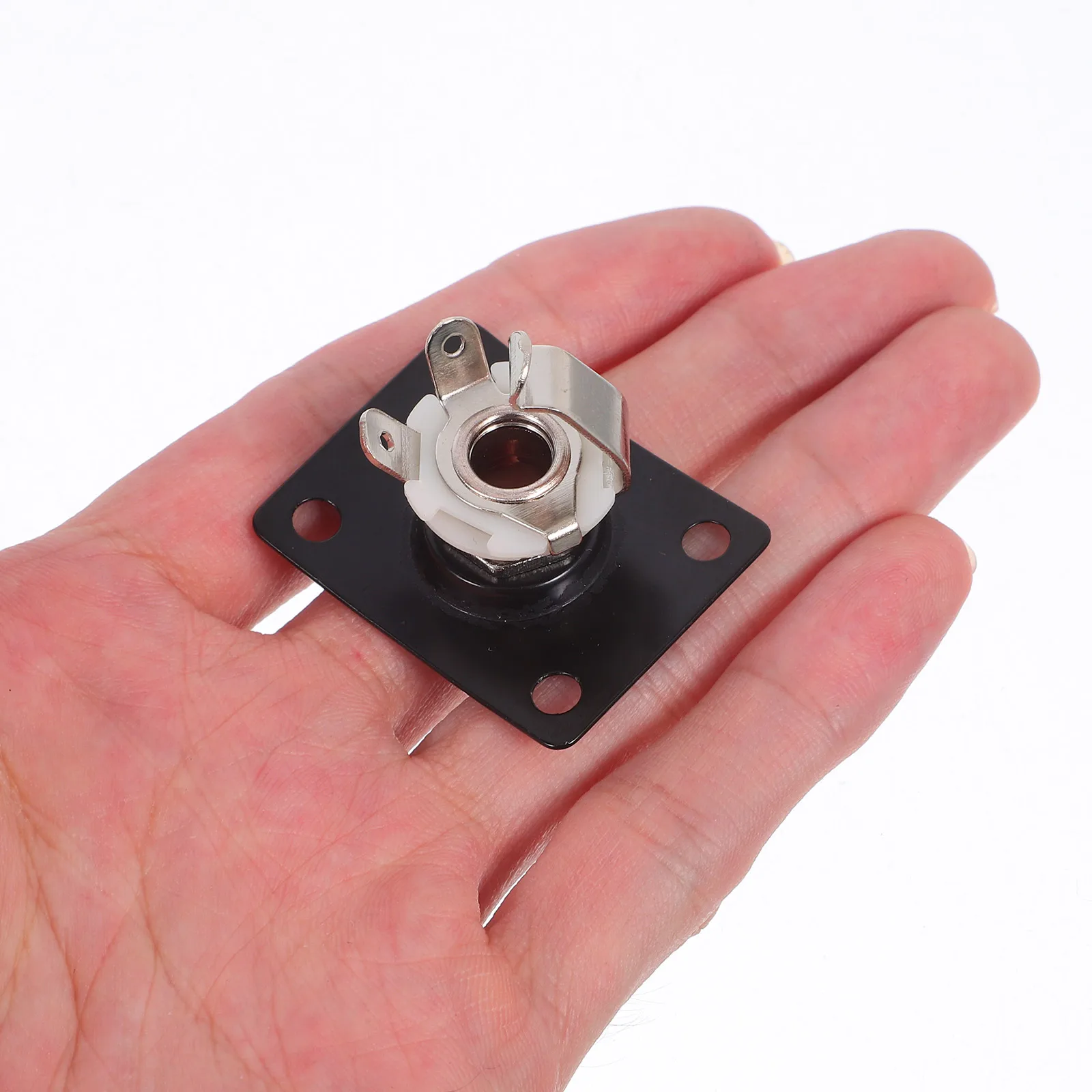 

Black Socket Guitar Jack Enhancement Output Plug Square Hole Pickup Input Endpin Bass