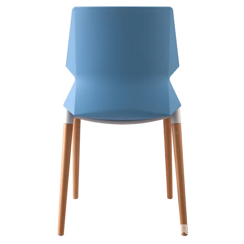 كرسي طعام بلاستيكي كرسي ترفيه خشبي بلاستيكي مكتبة قراءة كرسي مؤتمرات تدريب تفاوض الأعمال #4