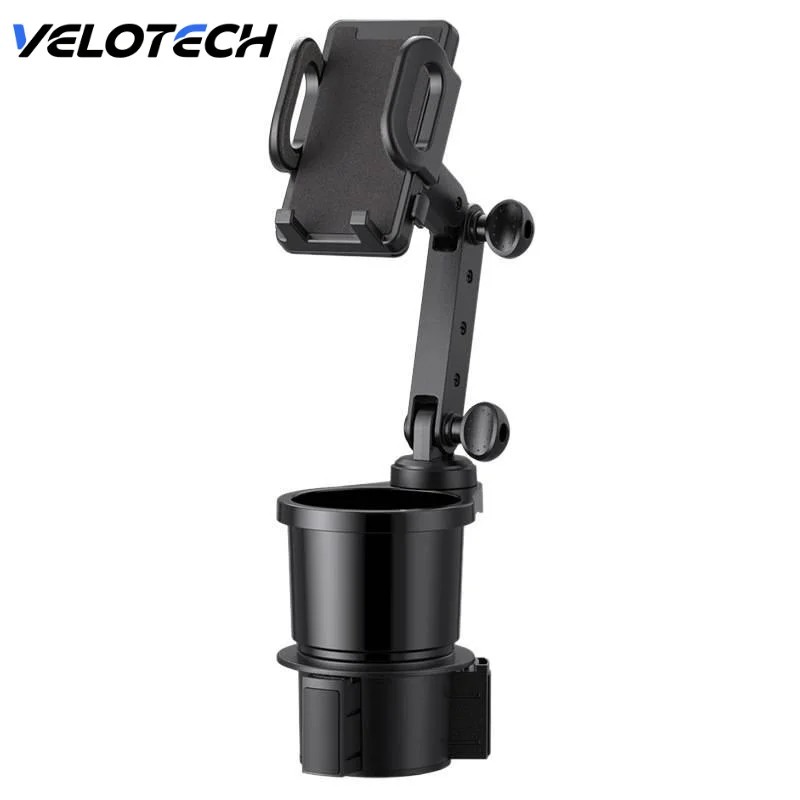 

Car Cup Drink Holder Expander 2 in 1 With Car Cell Phone Adjustable Navigation Holder 360 Rotation Auto Interior Accessories