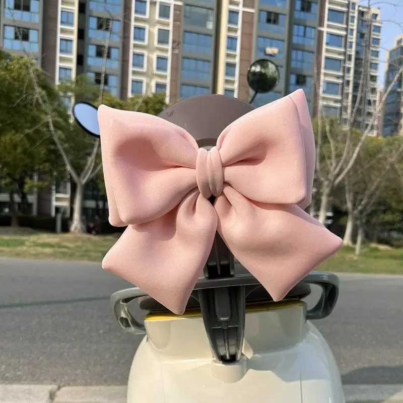 Motorcycle Helmet Butterfly Knot Decoration Electric Car Trunk Decor Helmet Sticker Accessories Styling for Women Cosplay