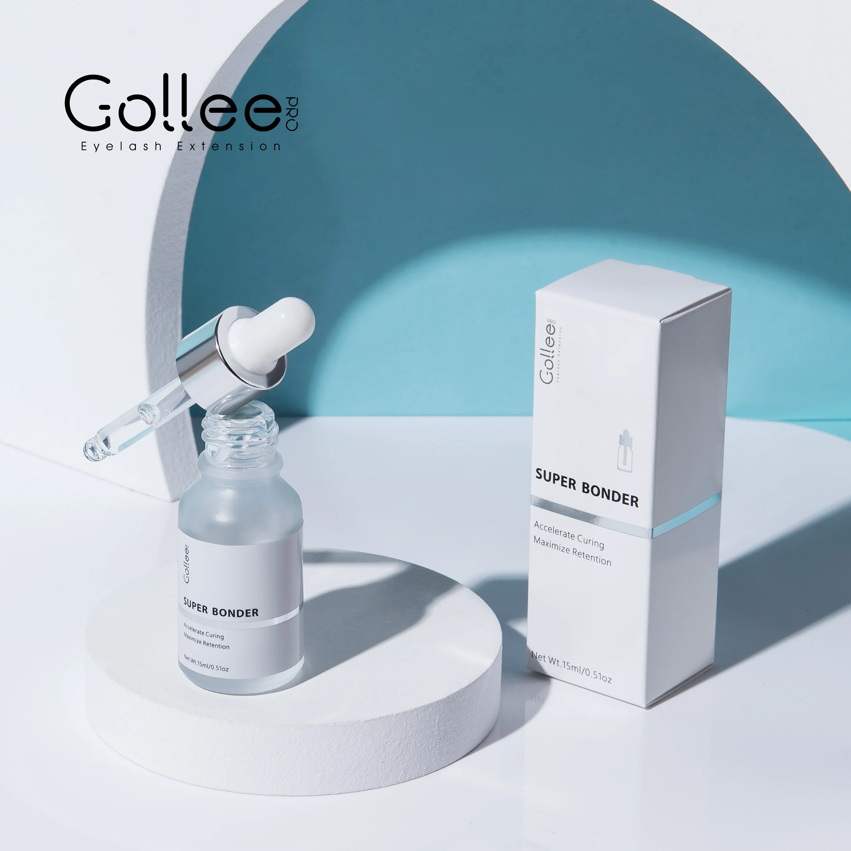 Gollee Super Bonder after Extension Lashes for all Eyelash Extension Glue Super Bonder Fixing Agent Help adhesive for Eyelashes