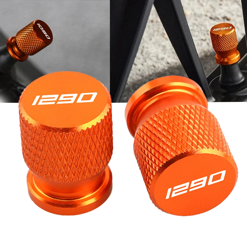 2 Pcs Tire valve caps For KTM Adventure 1050 1090 1190 1290 Super Adventure Adv