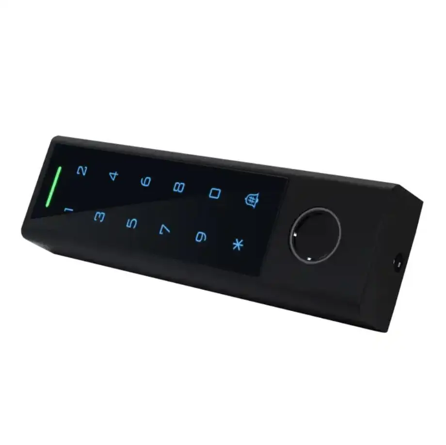 Plastic WIFI TUYA App Biometric Fingerprint Access Controller Keypad Waterproof RFID ID Card Standalone Door Access Control