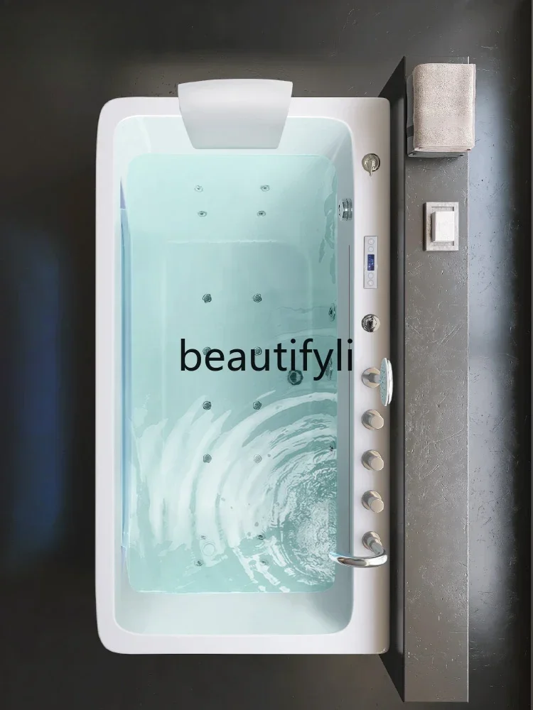 

Household Adult Jacuzzi Thermostat Intelligent Heating Great Waterfall Acrylic Bath 1.7 meters