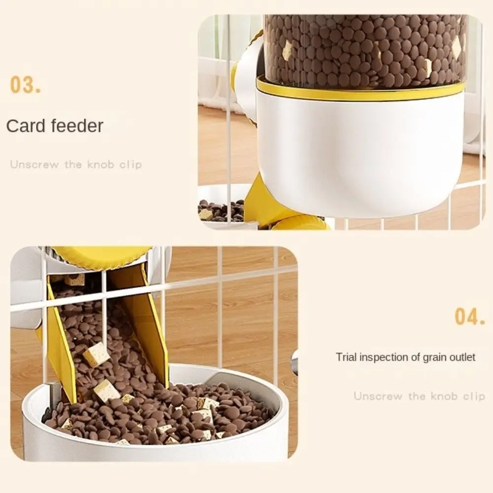 

New Automatic Pet Feeder Plastic Large Capacity Water Food Dispenser Detachable Pet Feeding Tools for Puppy Cats Rabbit