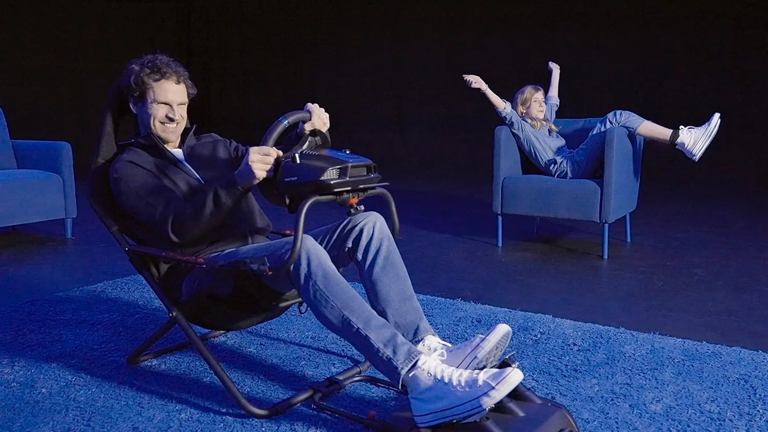 Yarış Simülatörü Kokpitine Mücadele |   Yüksek Performanslı Sim Yarışı Kompakt için Katlanabilir ve Ayarlanabilir