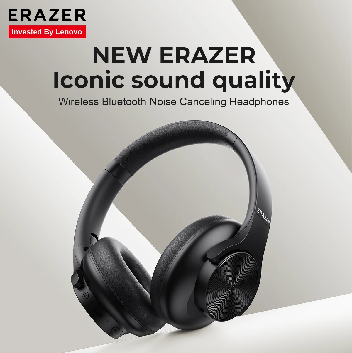 ERAZER G50 Bluetooth Headset 5.4 Sports Headset  Button Control Foldable Neck Strap Headphones Ultra-long Life Battery With Mic