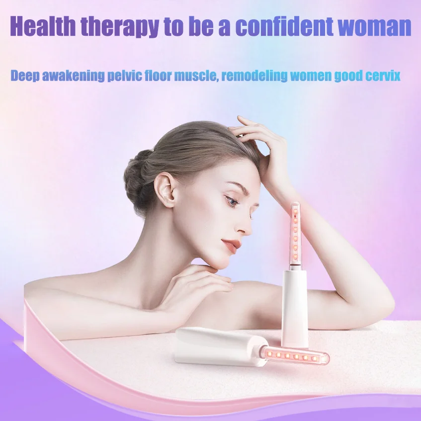 Gynecological Inflammation Treatment Device LED Red Light Blue Light Massage for Chronic Pelvic Inflammatory Disease Vaginitis