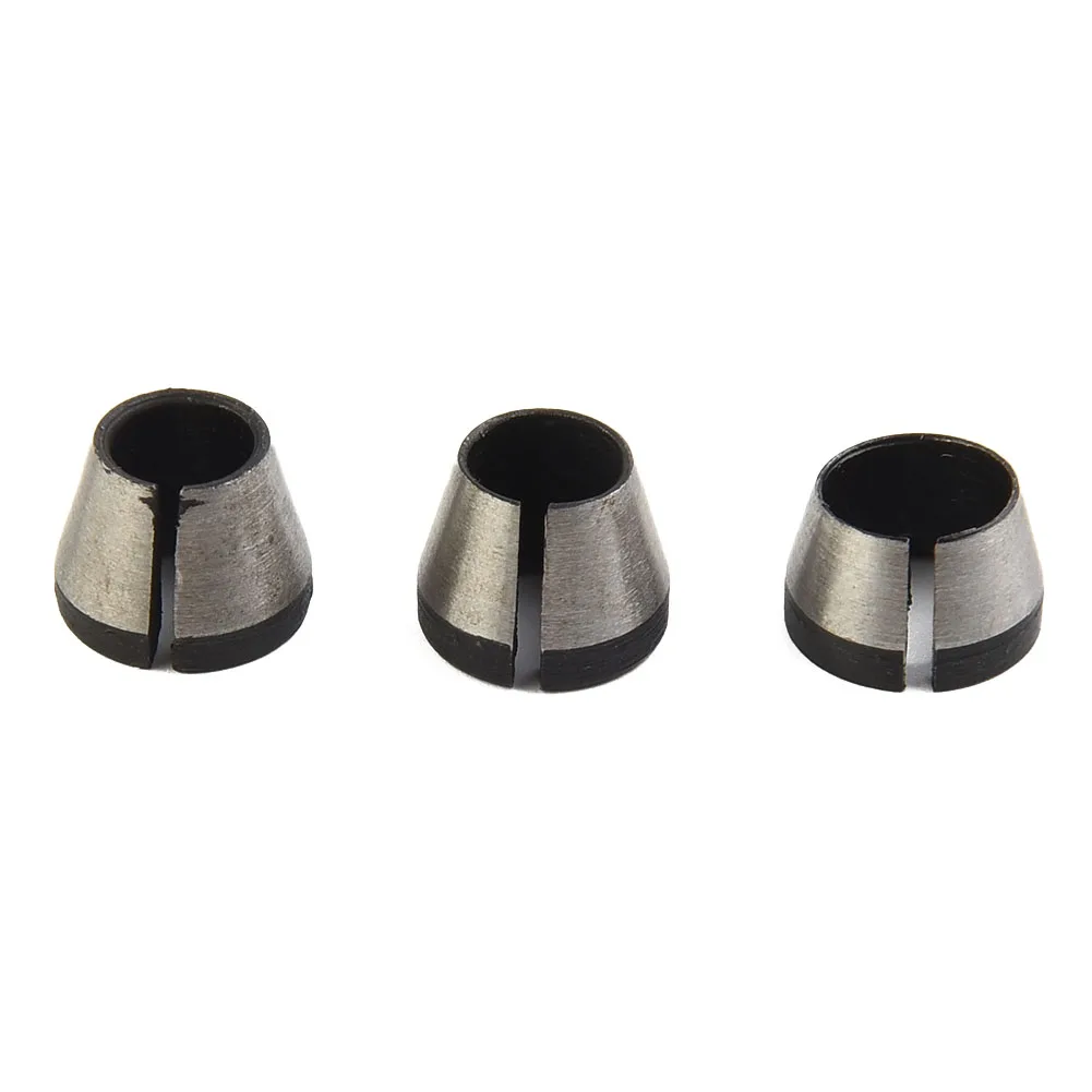 Router Bit Collet Chuck Adapter Set with 2 Nuts for CNC Router and Engraving Machines Multiple Sizes for Various Uses