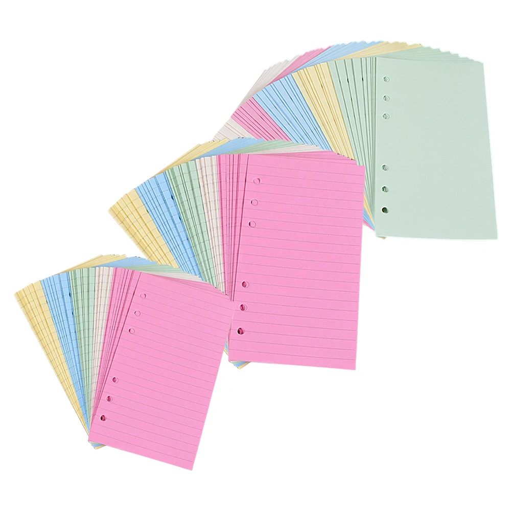 

Notepad Refill Paper Thick Flat Lined Sheets for Spiral Binder Journal DIY Stationery Supplies Students Office Home Use