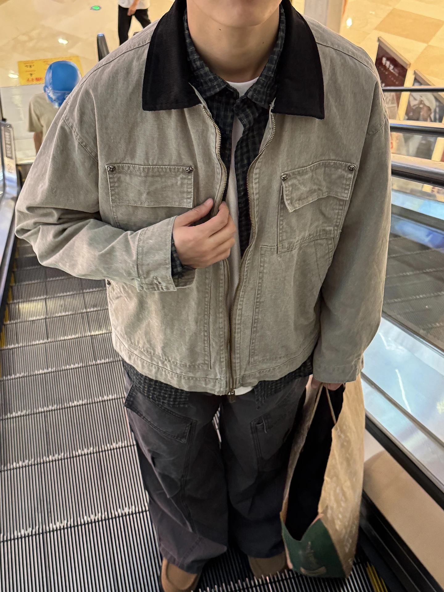 

Мужская рабочая куртка Detroit с отложным воротником, в стиле ретро, американская, осенняя, износостойкая, свободного кроя, для повседневной носки, молодежная