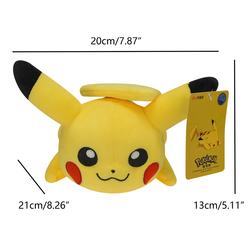 Pikachu Stofftiere, Anime-Cartoon und niedliche Plüschpuppen, Pokemon-Wurfkissen, Geburtstagsgeschenk für Kinder, Freunde, Jungen, Heimdekoration – Detail 2