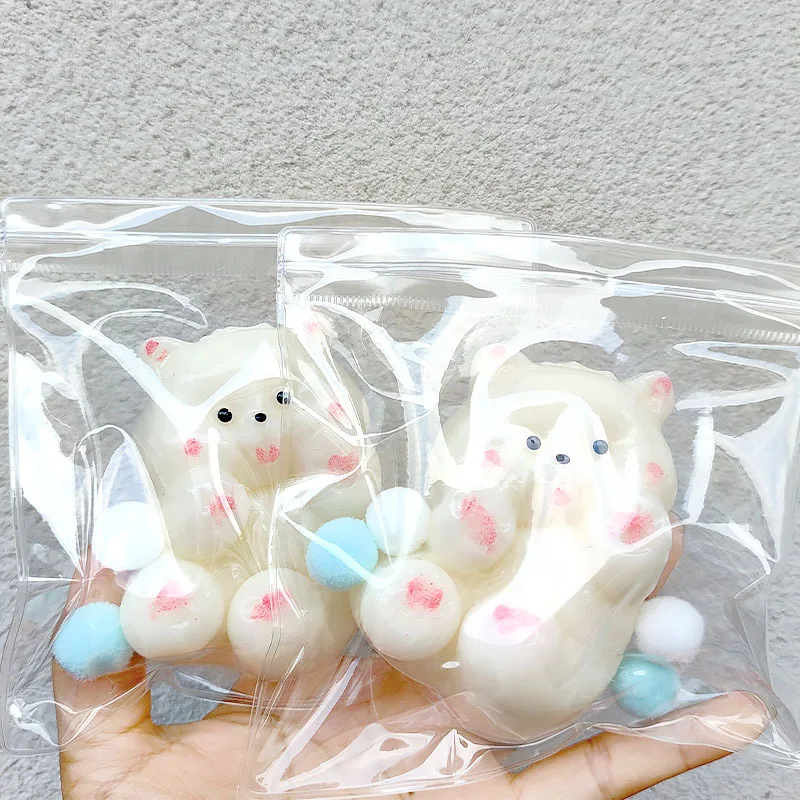 Jouet amusant de dessin animé de drapeau irrigation de chien, jouets de compression de pincement de chiot, adulte, enfants, mentaires oriel, cathartique, souligné, Charleroi Eve, cadeau d'anniversaire, mignon