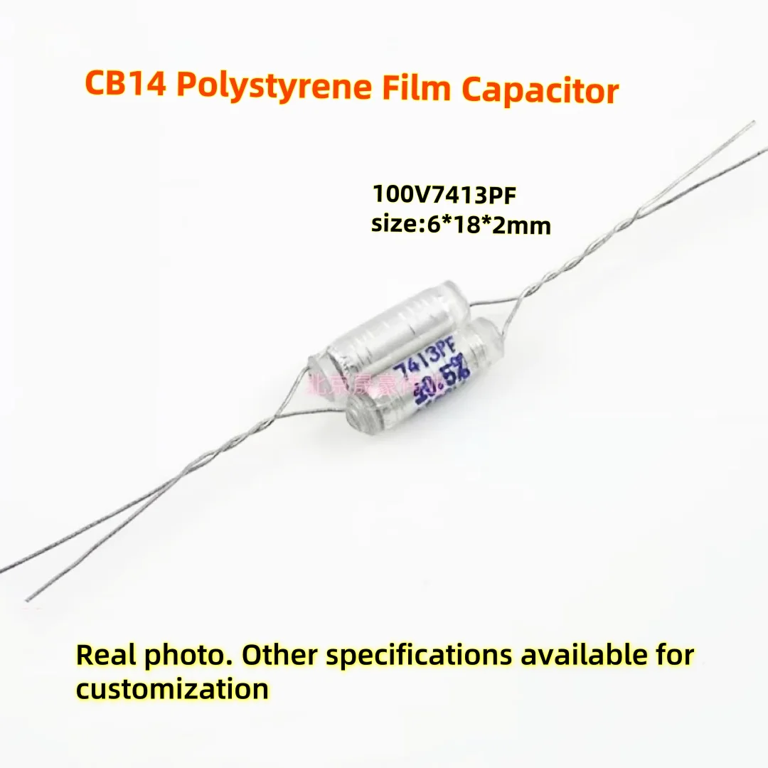 5pcs CB14 100V6659PF-34700PF Precision Polystyrene Film Capacitor Low Temperature Drift High Accuracy ±0.5%