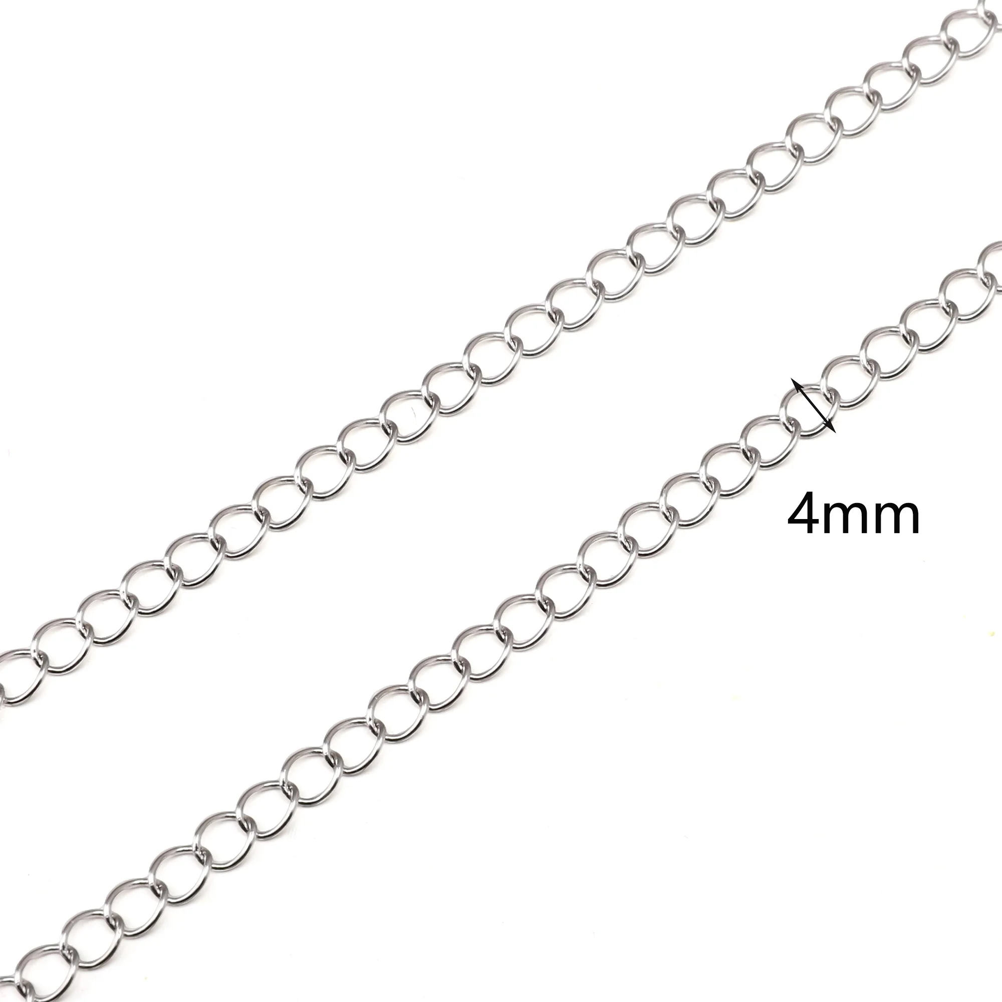 1m Stainless Steel Chain for Jewelry Making