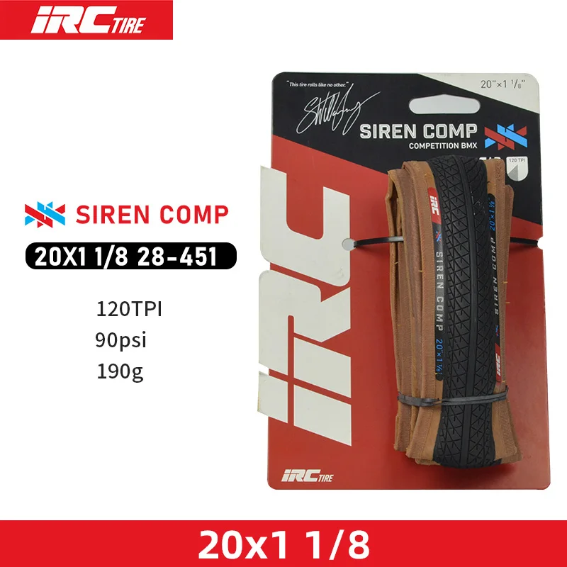 IRC Japan Original SIREN COMP BMX Bicycle Fold Tire 406/451 Small
