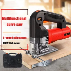 Electric Curve Saw Handheld Multi Function Woodworking Chainsaw  Handmade Flowers Sawing Household Woodworking Cutting Tool