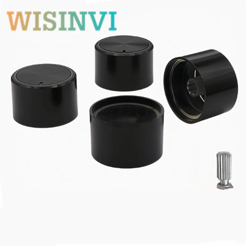 5pcs 29.5×19MM light transmission knob potentiometer knob Amplifier volume/audio knob cap Flower Shaped Inner Hole 6mm