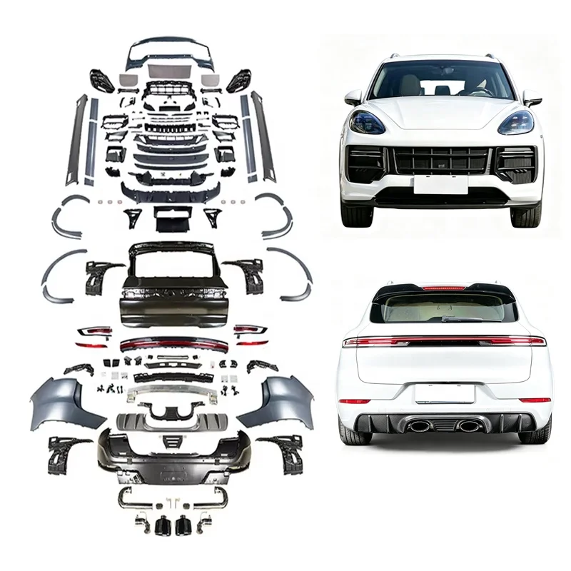 Facelift Turbo GT Style Body Kit Conversion for Porsche Cayenne 958 11-17