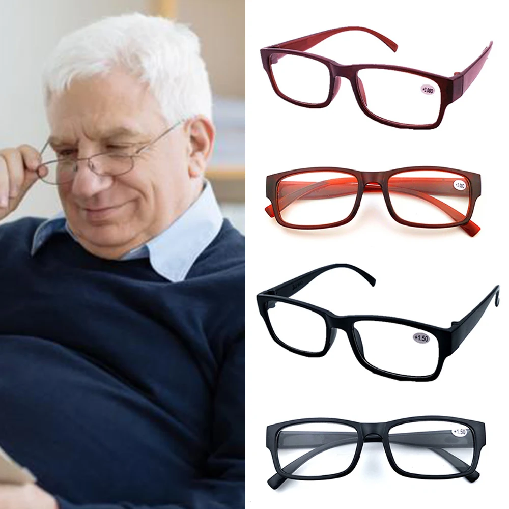 New Eye Protection Presbyopia Eyeglasses For Women Men Fashion PC Frame Readers Eyewear Anti-Blue Light Reading Glasses