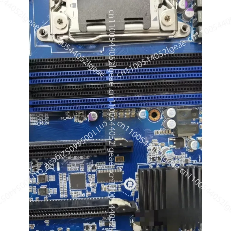Second-hand, Refurbished 6PXSV4 X79 Server Motherboard with 2011-pin C604 Socket and Four Gigabit Network Cards (soft NAS)
