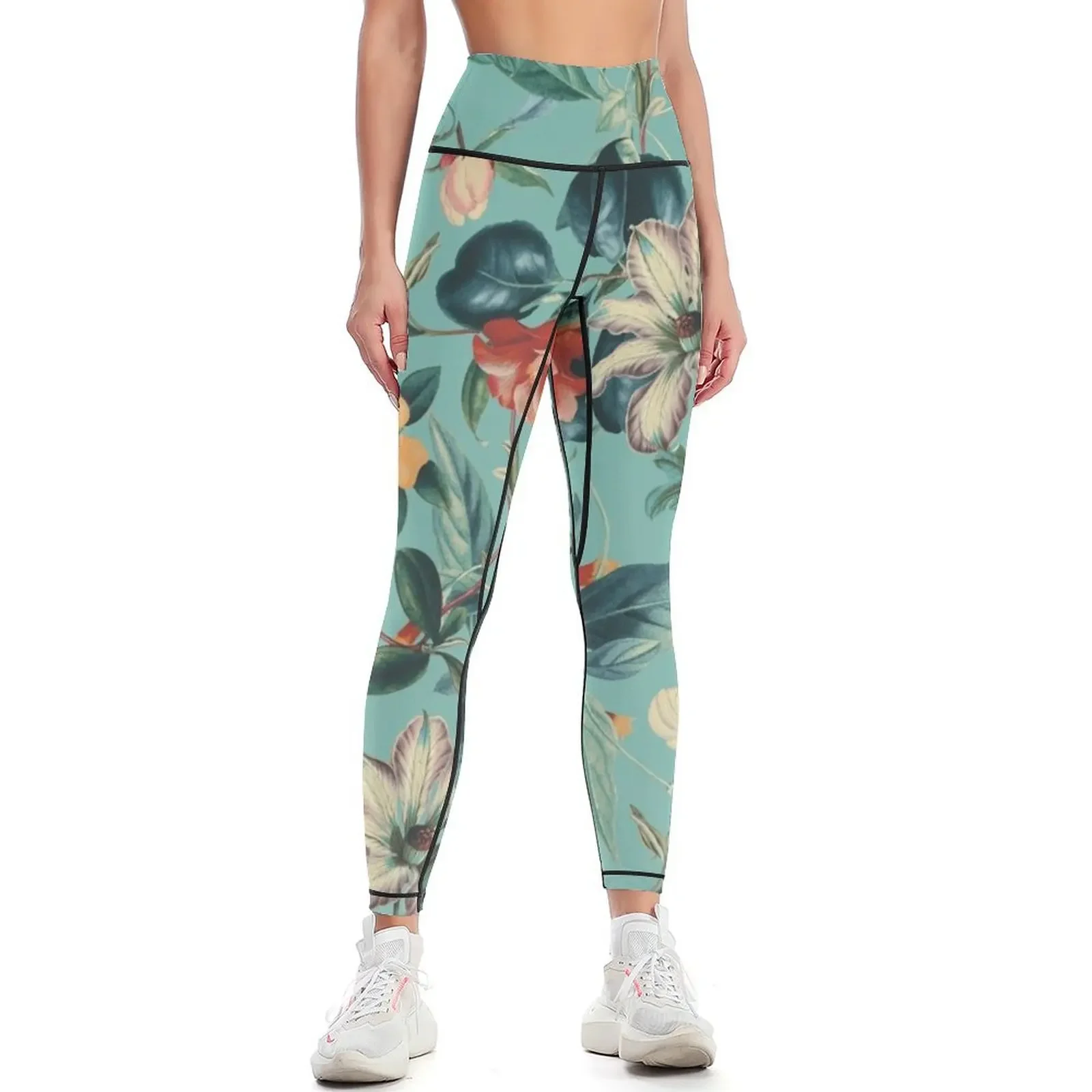 

VINTAGE GARDEN V Leggings legging push up gym pants legging pants raises butt sportswear for gym Womens Leggings