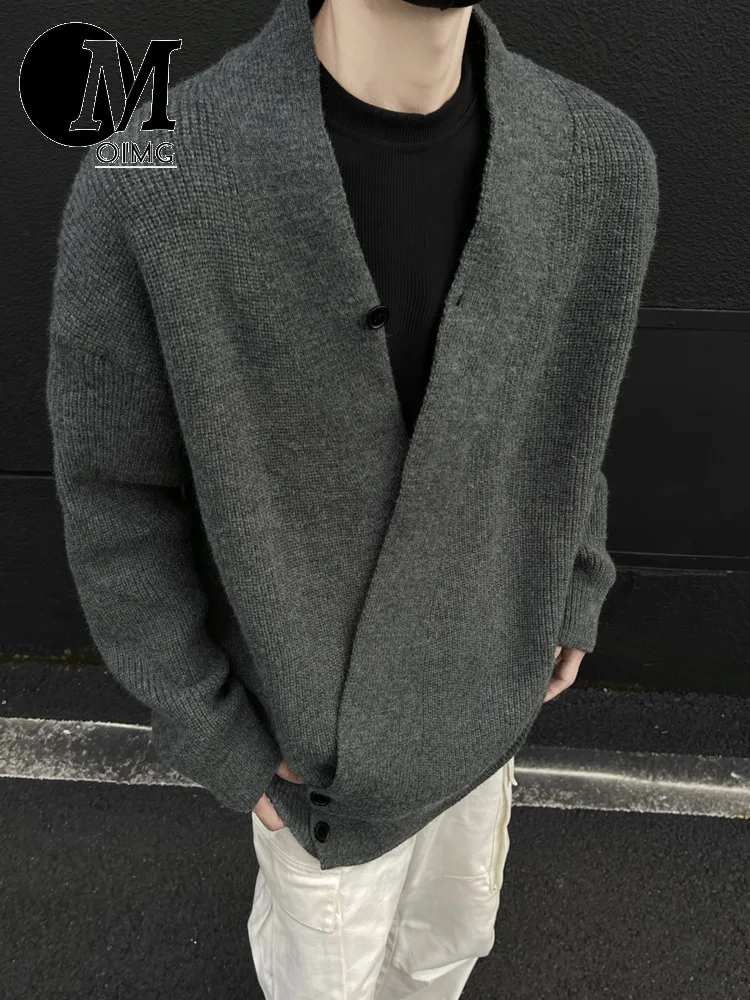 [OIMG] Puyuan Lazy Knitted Coat Versatile Relaxation Cardigan Road Robe Sweater