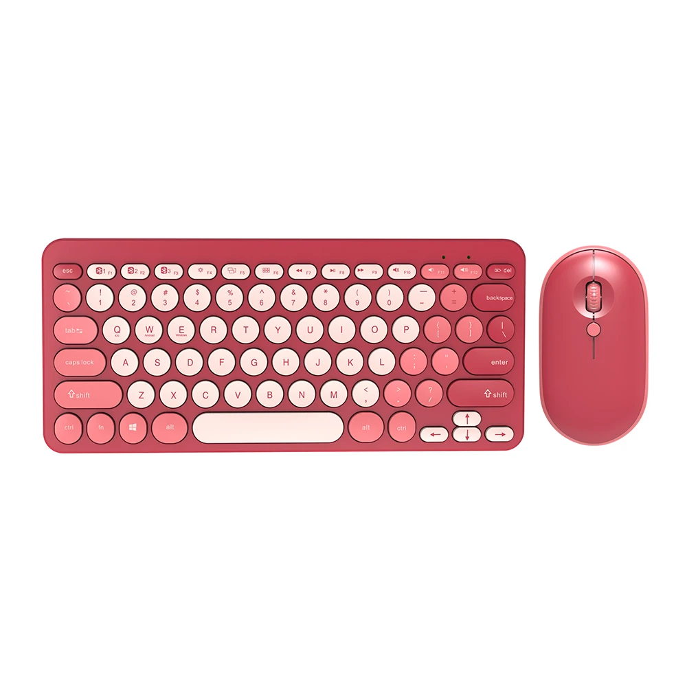 مجموعة لوحة مفاتيح وماوس لاسلكية 2.4 جيجا، مجموعة لوحة مفاتيح وماوس لاسلكية لأجهزة الكمبيوتر المحمول والكمبيوتر اللوحي