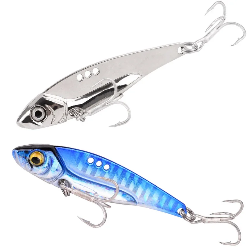 New Metal Vib Blade Lure 7/10/12/14/15/18/25G Sinking Vibration Baits Vibe for Bass Pike Fishing Blue Silver Gold Pink Green Lur