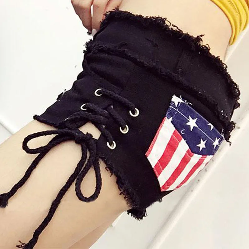 2025 Women's Sexy Super Shorts Frosted Denim Jeans Shorts Low Waist Slim Micro Shorts Feminino Pole Dance Ds Nightclub