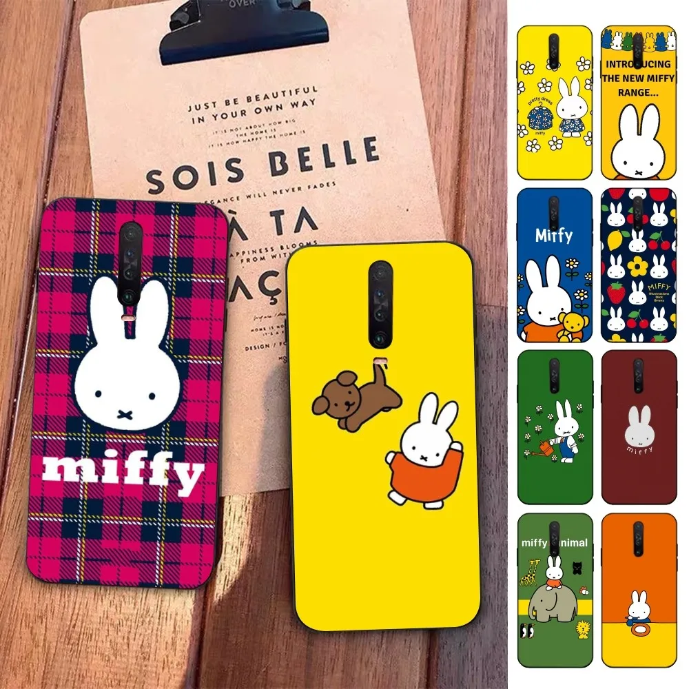 

Cartoon-Miffys-Rabbit Mousepad For Redmi 5 6 7 8 9 10 plus pro 6 7 8 9 A GO K20 K30 K40 pro plus F3 Fundas