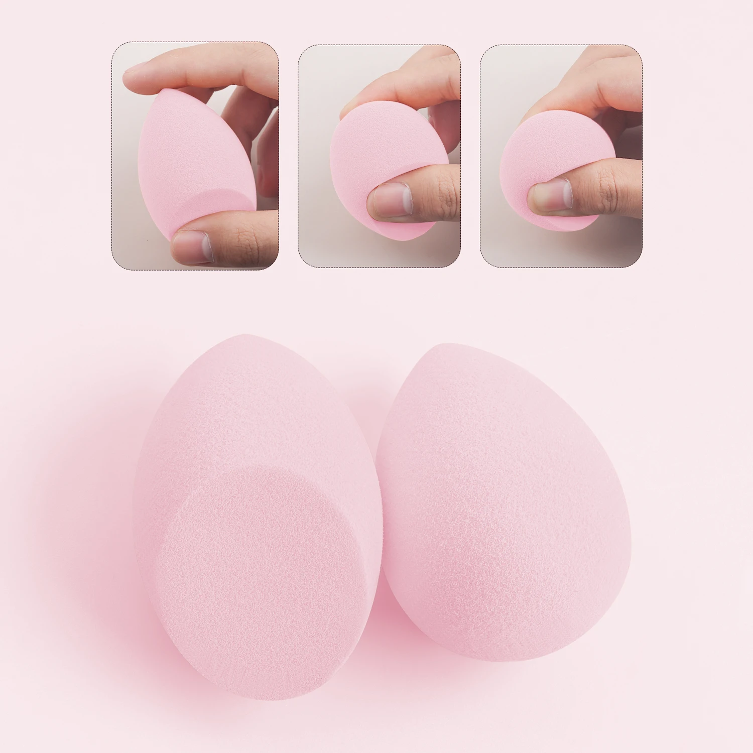 Mélangeurs de beauté de 12 bouteilles, comprenant 4 coussins d'air en éponge de maquillage, mini coussins d'air pour le pouce en éponge de maquillage, fond de teint mélangé