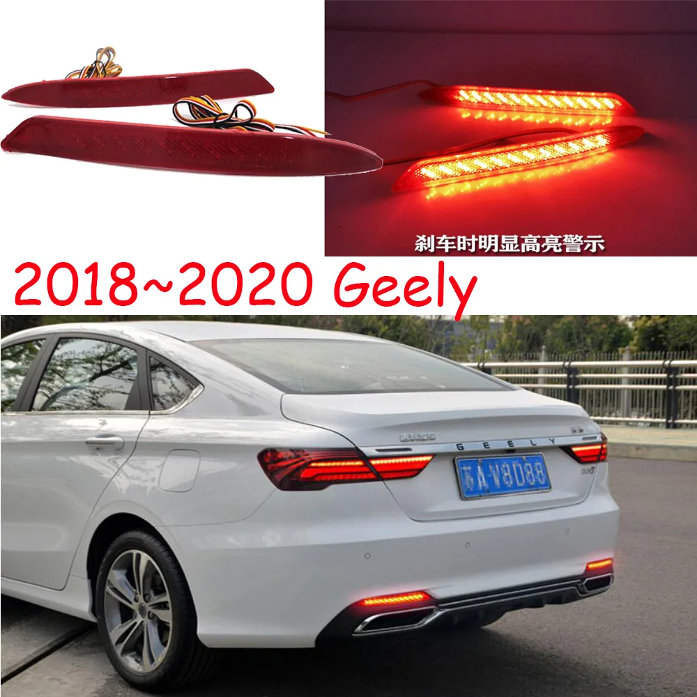 

car bumper tail light Geely Emgrand taillight 2018~2020y LED car accessories Taillamp Geely rear light fog