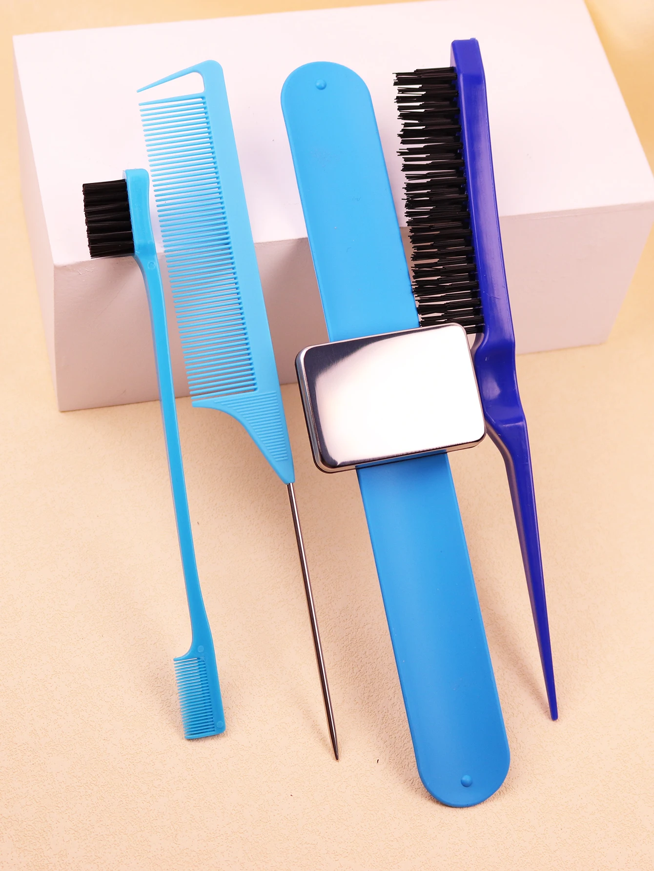 4pcs Hair Brush Set for Wigs, Essential Styling Tools