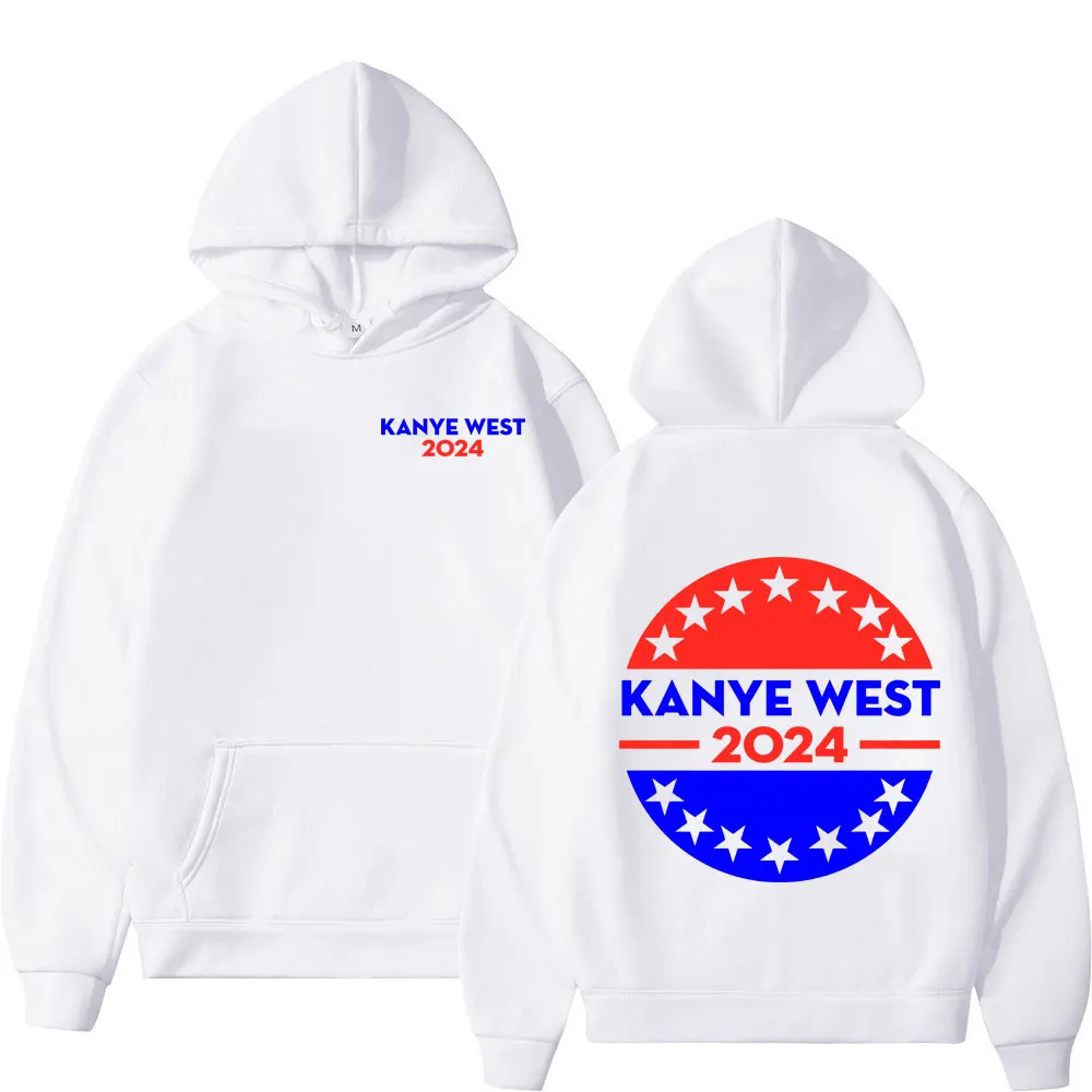 

Rapper Kanye West 2024 Printed Hoodies Men Women Fashion Casual Hooded Sweatshirts Autumn Winter High Quality Fleece Pullovers