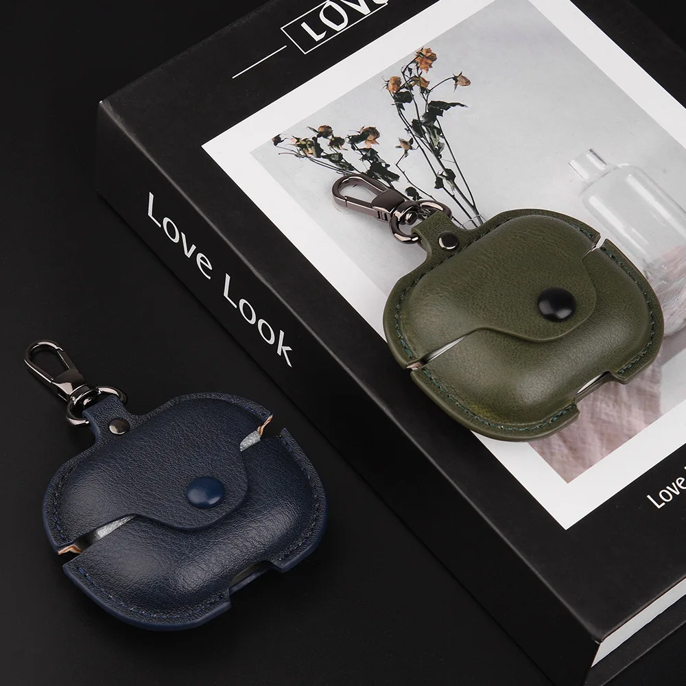 2024 New For Galaxy Buds 3 & Buds 3 Pro Leather Case Luxurious Togo Leather with Exceptional For Galaxy Buds 3 Pro Case