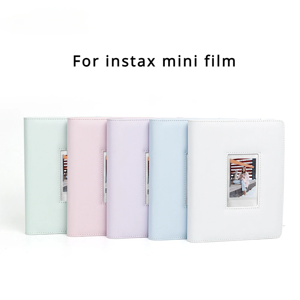 288 Slots PU Leather Cover Photo Album for Fujifilm Instax Mini Film 3 Inch Photocard Holder Window Display Collect Book