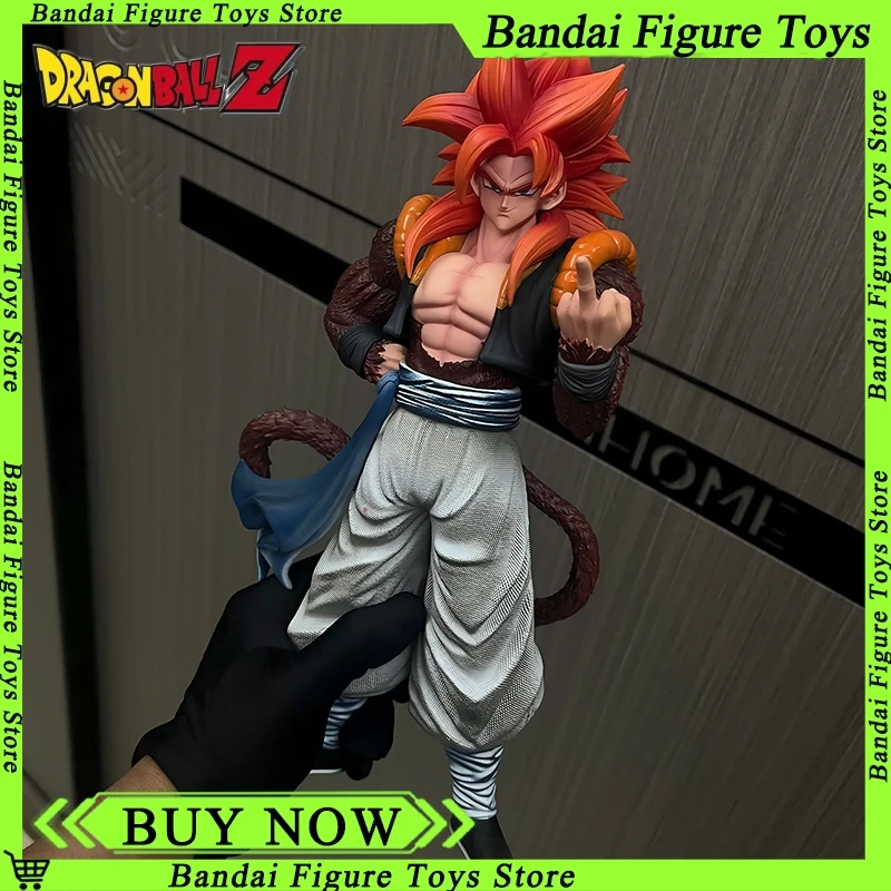 30CM Dragon Ball Z Gogeta Anime Figure NP Super Saiyan SS4 Gogeta Figurine Desktop Computer Ornaments Trendy Christmas Xmas Gift