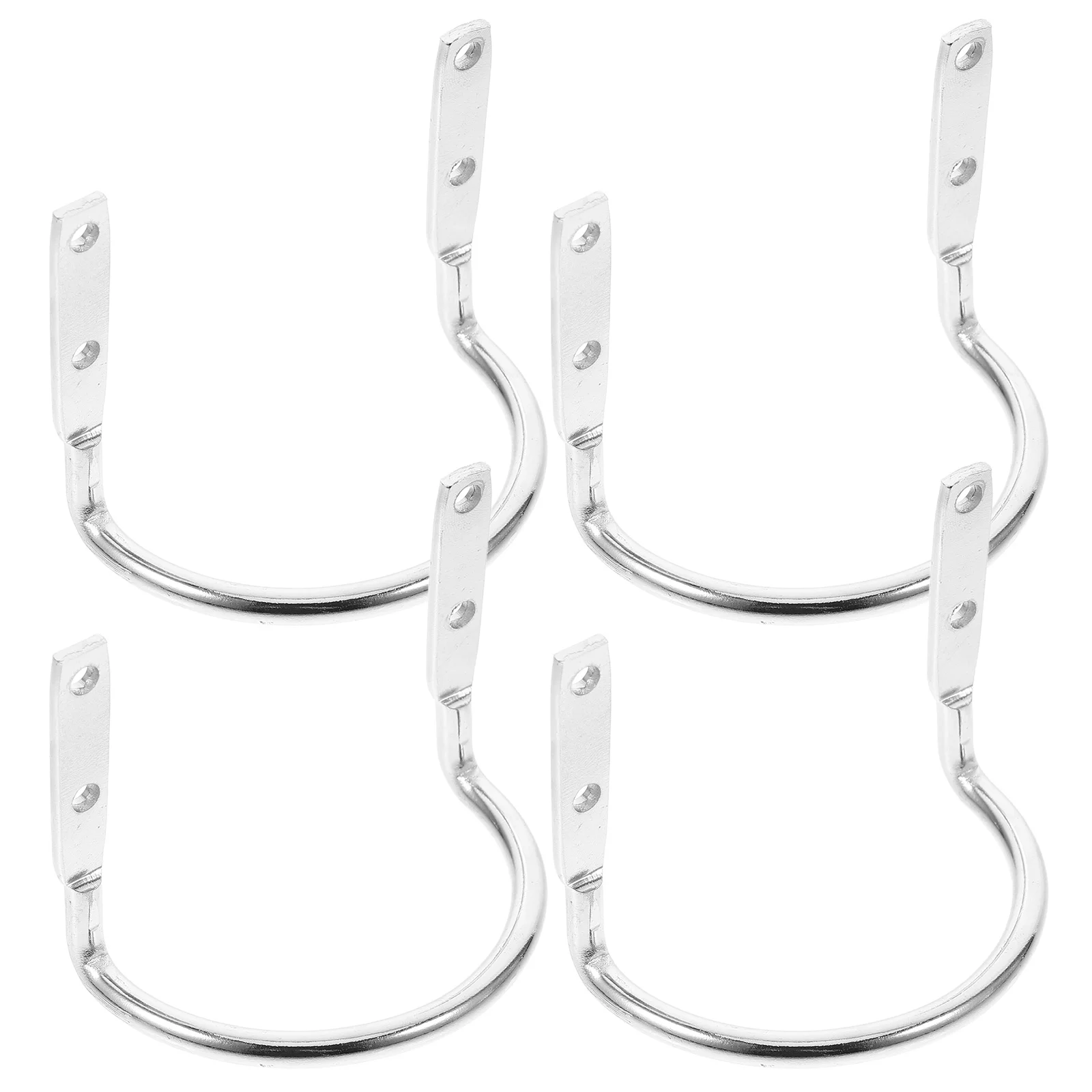 4pcs Heavy Duty Hammer Holder Wall Mount Tool Hooks for Belts Hatchet Mallet Hardware Stable Metal Hook Suitable