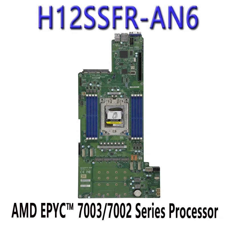 H12SSFR-AN6 للوحات الأم Supermicro DDR4-3200MHz، AMD EPYC ™   تم اختبار معالج سلسلة 7003/7002 بشكل جيد قبل الشحن