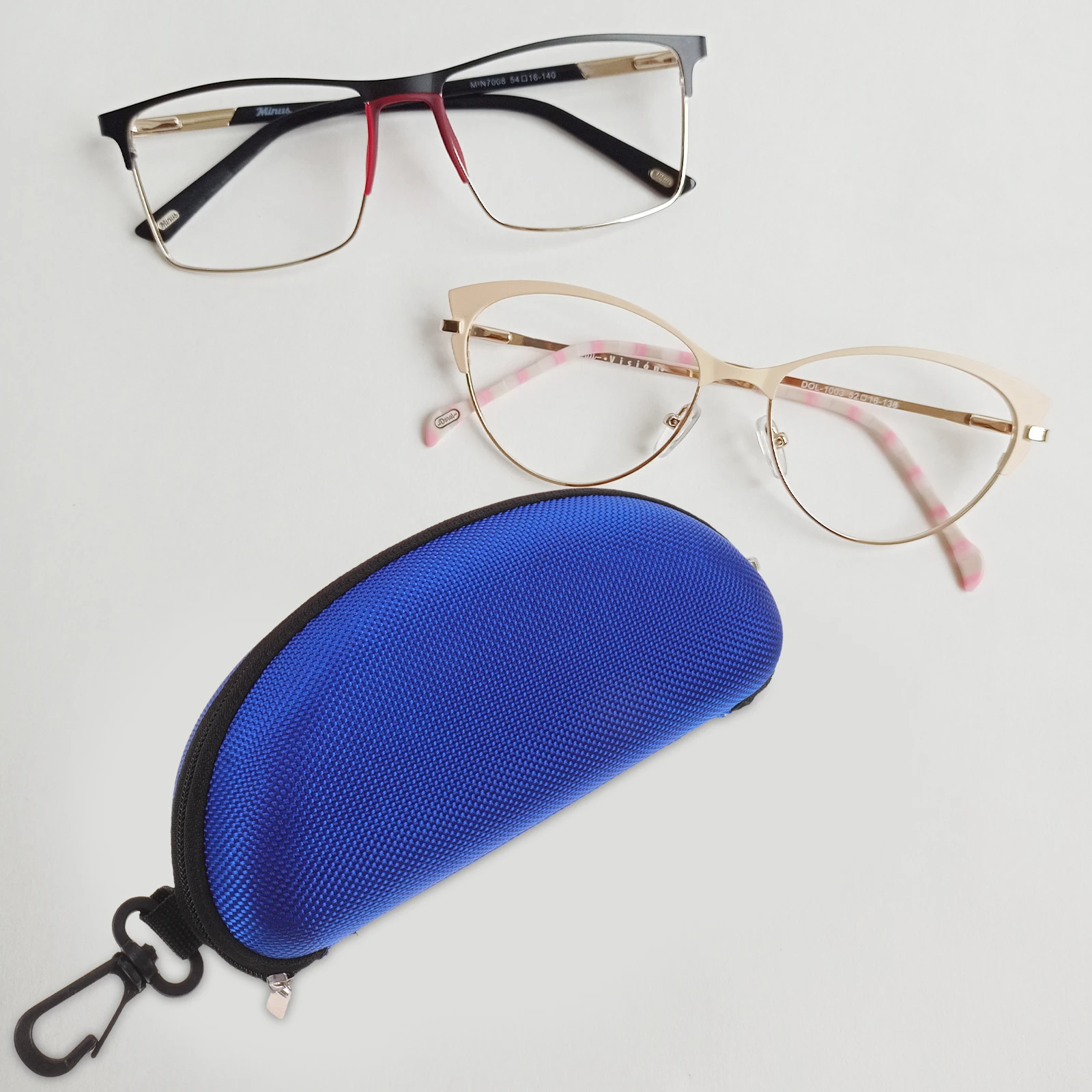 

3Pcs Glasses Case Eva Anti-Crash Portable Zipper Eyeglasses Holder Durable Spectacle Box Practical Glasses Storage