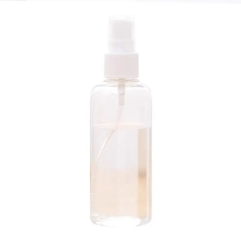 Frasco plástico transparente com pulverizador, 30ml 50ml 100ml