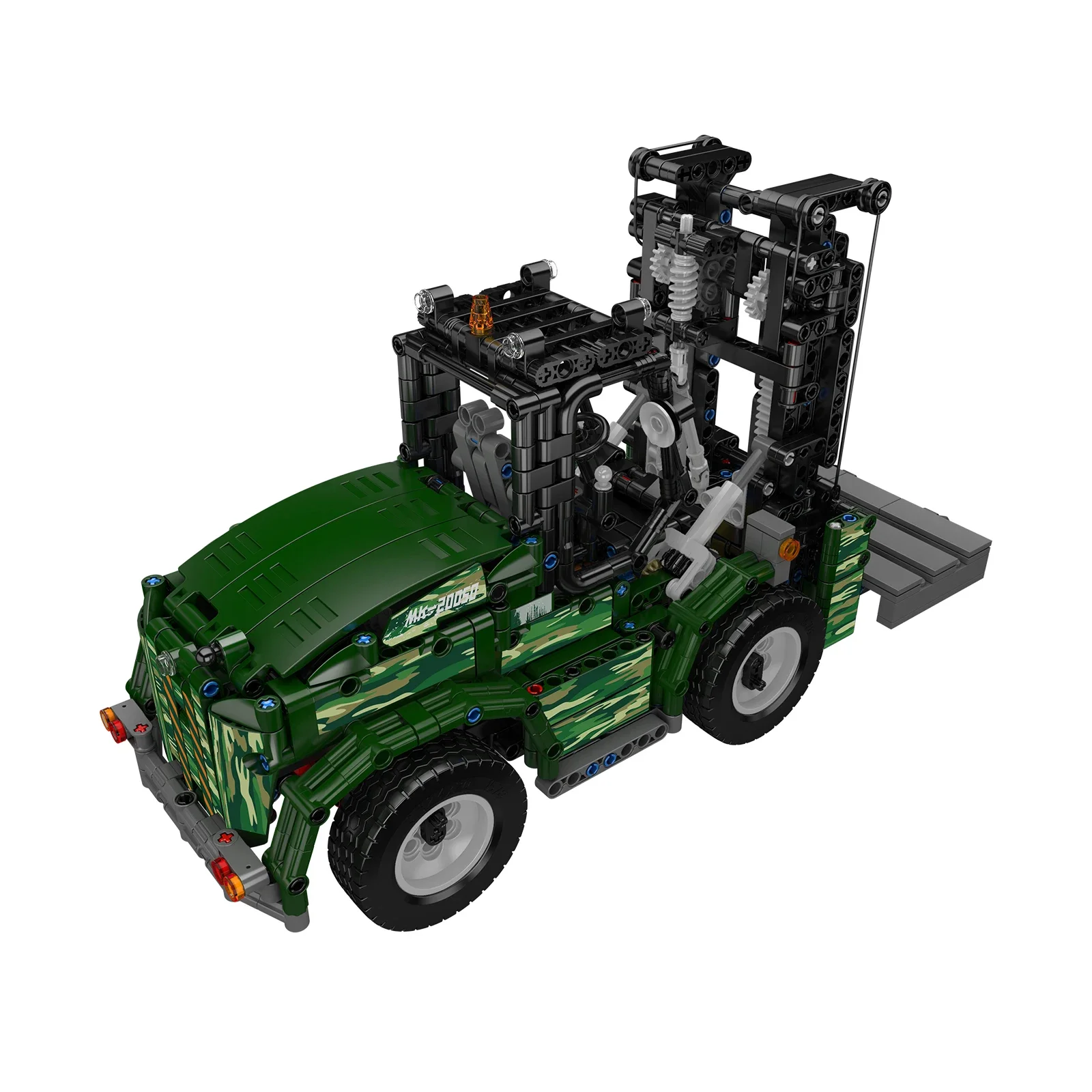 قالب King 20050 رافعة شوكية عسكرية اللبنات المركبات الهندسية نموذج APP التحكم عن بعد التجمع لعبة هدايا عيد الميلاد #4